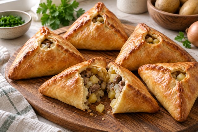 Мастер-класс по приготовлению татарских треугольников эчпочмак